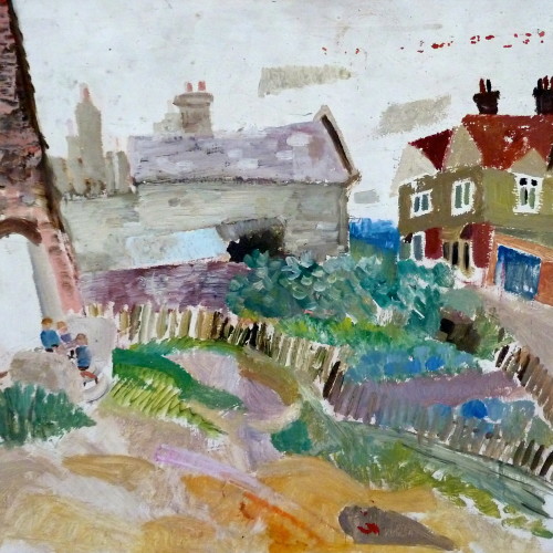 painting of the mill at Stansted